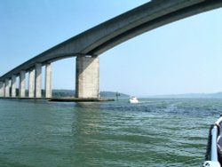 Under the Orwell Bridge