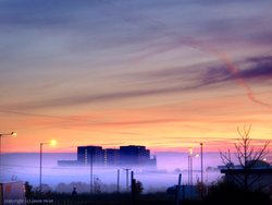Sunrise over Tamworth