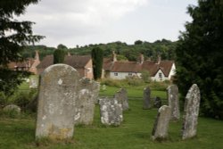 Churchyard and Village