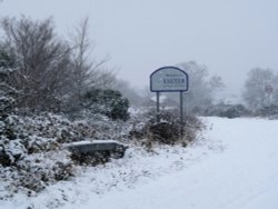 Annual snow day in Exeter