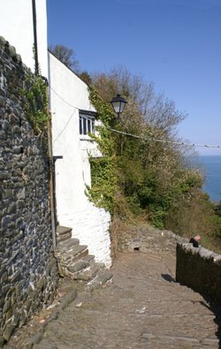 It is a lot easier going down.