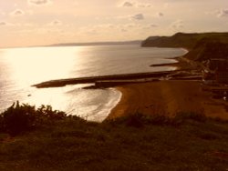 Sunset over West Bay