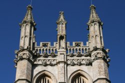 The many faces on All Saints Church