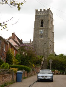 Kersey, very old Church of Holy Virgin