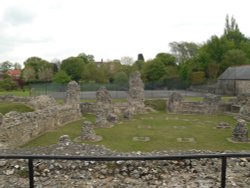 Bury St Edmunds, ruins of the old Abbey