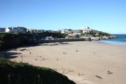 A view of a part of the beach