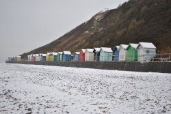 Snow on the beach Dec 2010