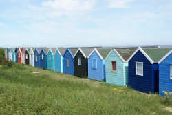 Beach huts