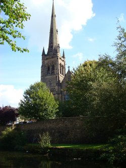 St Peter's RC Cathedral from Lancaster Canal