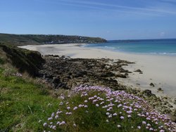 Beautiful beach at Sennen Cove, Cornwall