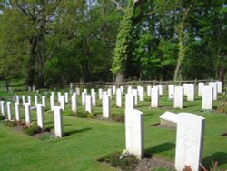 Churchyard of the St. Nicholas Parish Church in Brockenhurst