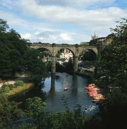 The River Nidd at Knaresborough, North Yorks.