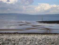 Low tide on the Morecambe Bay