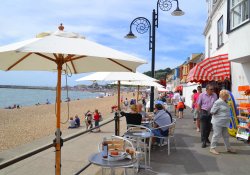 View of the beach, Lyme Regis