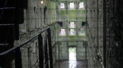 View of inner floor levels from main jail