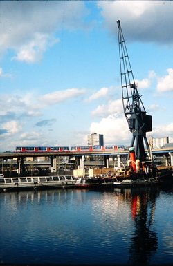 Docklands light railway London