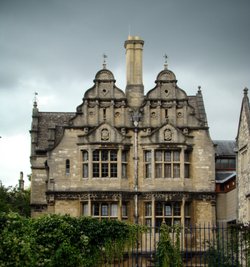 Trinity College from Broad St, Oxford.