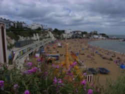 Broadstairs Beach, 2013, just before a brief rain-storm.