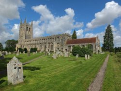 Long Melford, village Church