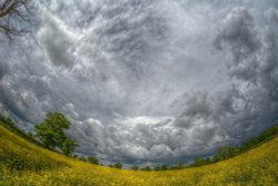 Sky over Fringford, Oxfordshire