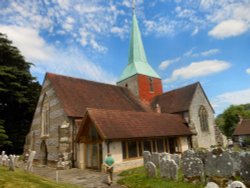 St Mary & St Gabriel. The Rear of the Church, South Harting