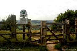 Cotswold Way Gate, Coaley Peak, nr Coaley, Gloucestershire 2013