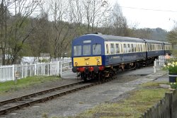 Wensleydale Railway passes Wensley Station