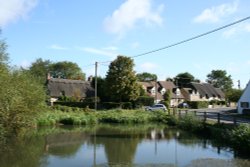 The village pond in Cumnor