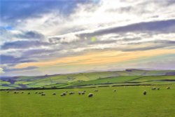 Above the Clun Valley.