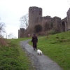Ludlow Castle Walk. Built by Henry VIII for Catherine of Aragon