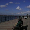 Alongside the Dee Estuary looking to Hilbre Island