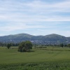 A fantastic view of the Malvern Hills from the garden of the Sawmill Cottage