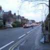 Pre Christmas 2004 traffic builds up in Windmill Road, Headington, Oxfordshire