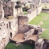Ruins of the Warkworth Castle Walls, Northumberland