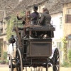 Film making at Lacock, Wiltshire