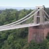 View of the Clifton Suspension Bridge. Clifton, Bristol, Somerset. Summer 2004