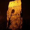 Bramber Castle at night