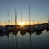 Port Solent sunset over Harbour