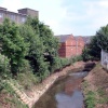 River Biss from Sustrans Cycle Way Innox Path