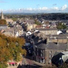 Clitheroe -  the main street from the castle, Lancashire