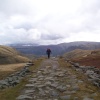 Walking up to Drum House (rem) from Honister Pass