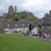 Corfe Castle and town