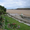 A pretty garden overlooking Summerleaze Beach, Bude