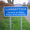 Llangattock near Crickhowell, Powys, Wales