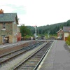 View looking North, Levisham station, North York Moors Railway.