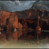 A formation in the caves at Cheddar Gorge & Caves, Somerset.