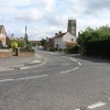 Westonzoyland, Somerset. The village including the church