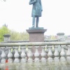 Statue of Sir Joseph Locke in Locke park, Barnsley, South Yorkshire