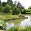 This is a view of the Pond, taken from the Rockery of Benington Lordship, Hertfordshire