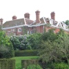 A view of Benington Lordship house, taken from the path next to its Rockery.